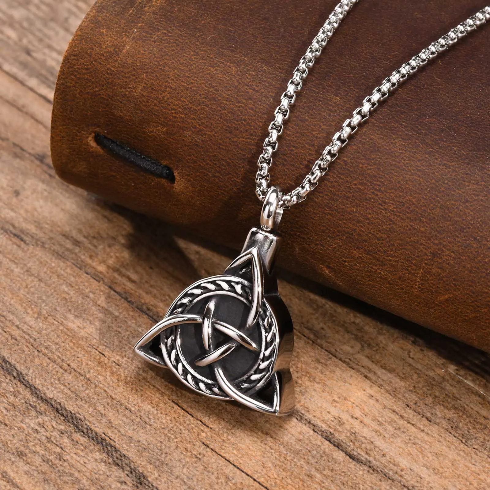 Celtic Knot Urn Necklace