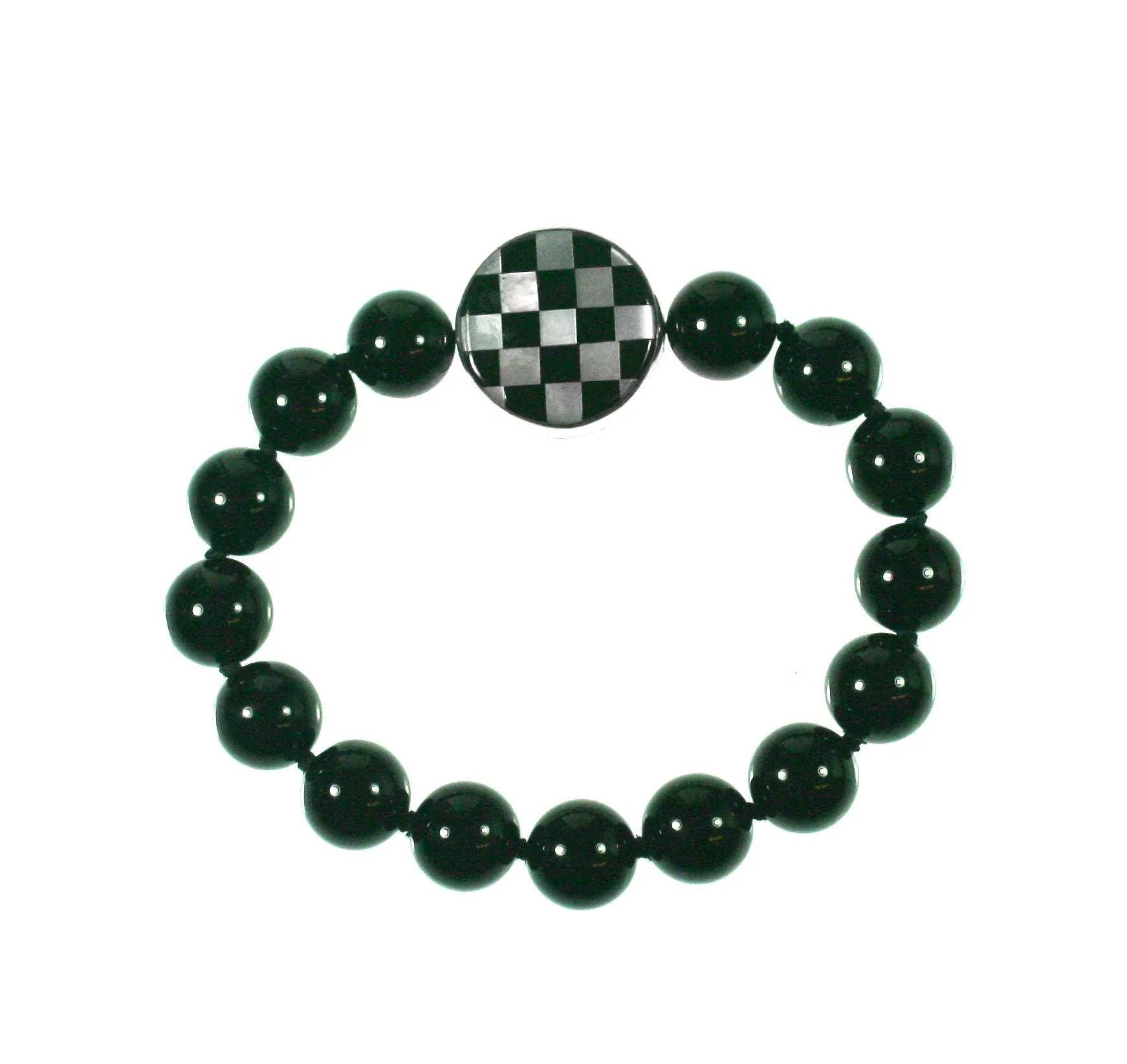 Checkerboard Inlay Magnetic Clasp