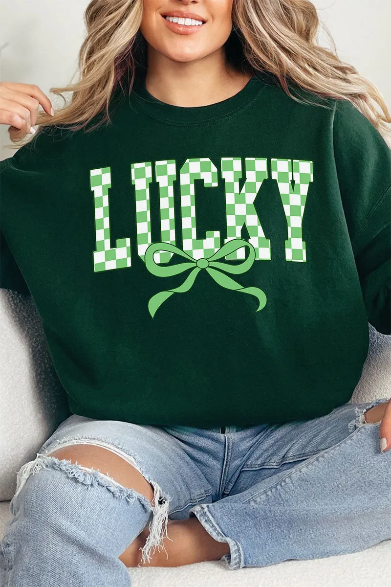Checkered Charm Unisex NuBlend Crew Sweatshirt