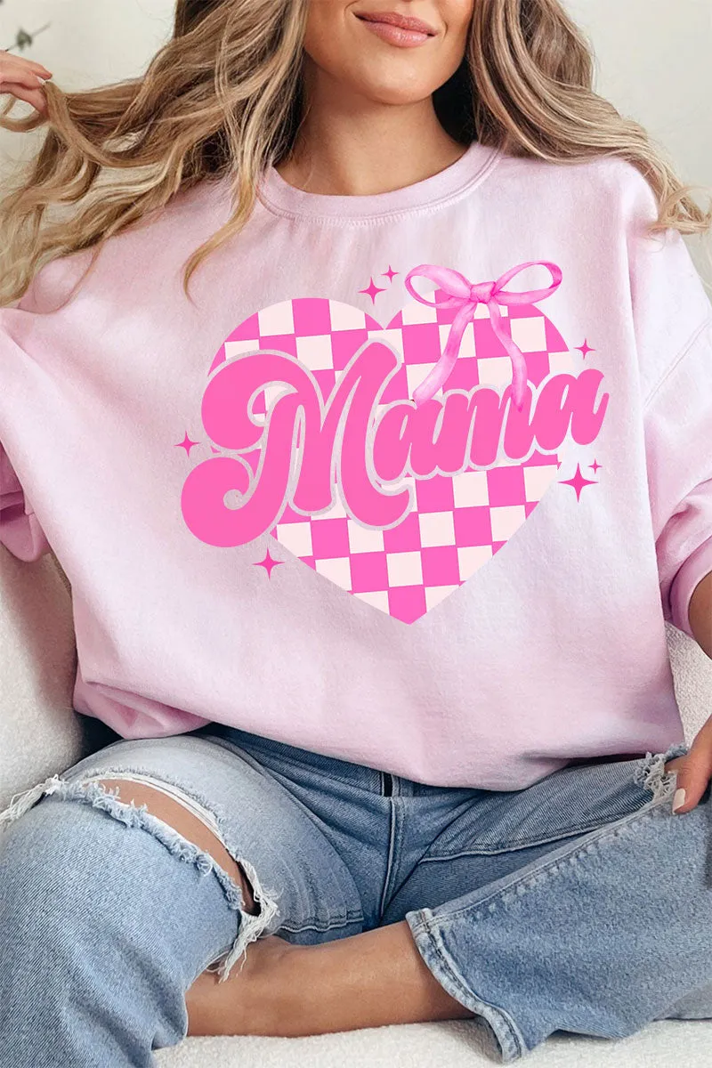 Checkered Love Mama Unisex NuBlend Crew Sweatshirt