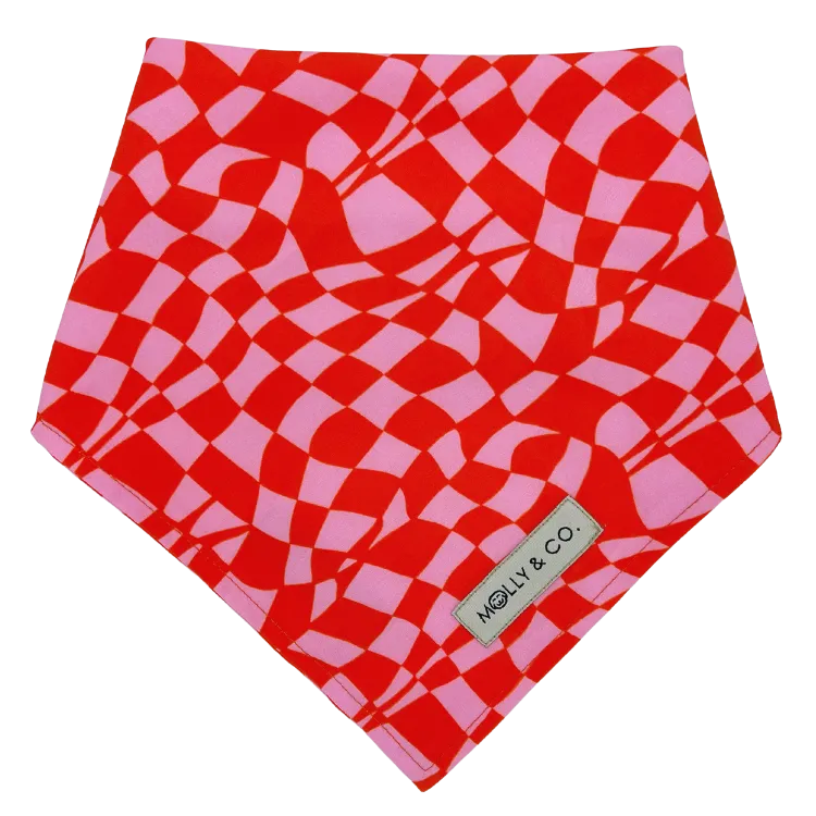 Cherry Red - Reversible Dog Bandana