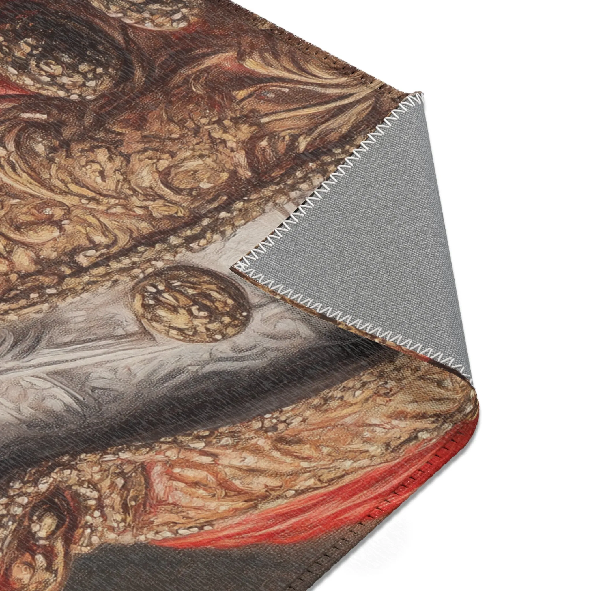 Chic Renaissance Cat Accent Rug