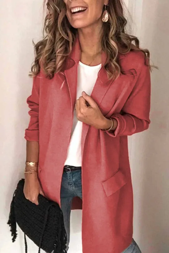 Chicindress Casual Solid Color Long Sleeve blazer(6 Colors)