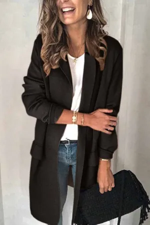 Chicindress Casual Solid Color Long Sleeve blazer(6 Colors)
