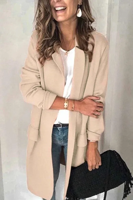 Chicindress Casual Solid Color Long Sleeve blazer(6 Colors)