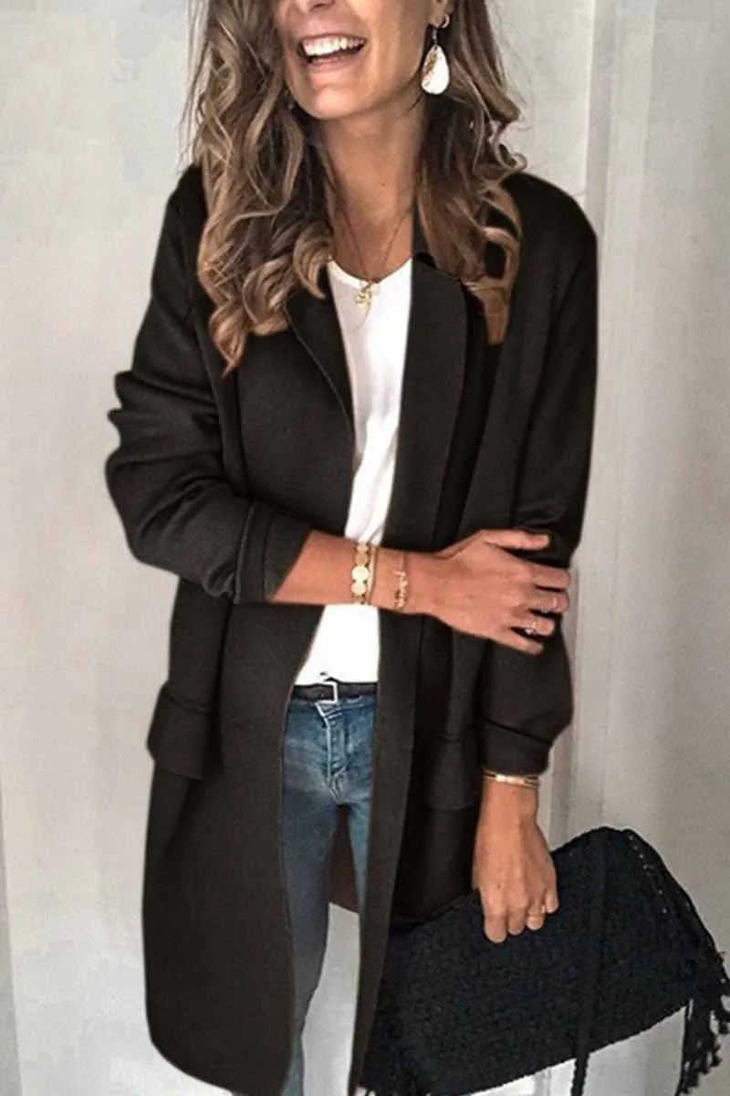 Chicindress Casual Solid Color Long Sleeve blazer(6 Colors)
