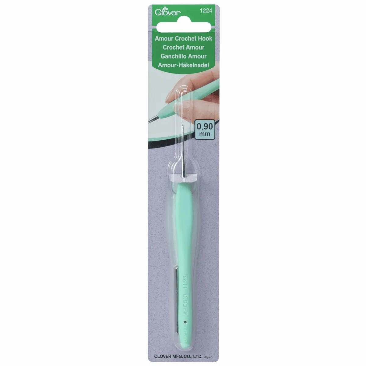 Clover Crochet Hook - Amour - 0.90mm