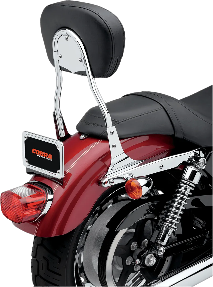 Cobra 602-1303 Short Round Sissy Bar - Chrome