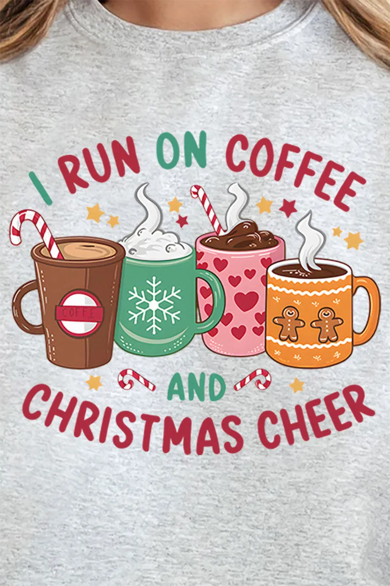 Coffee And Christmas Cheer Unisex NuBlend Crew Sweatshirt