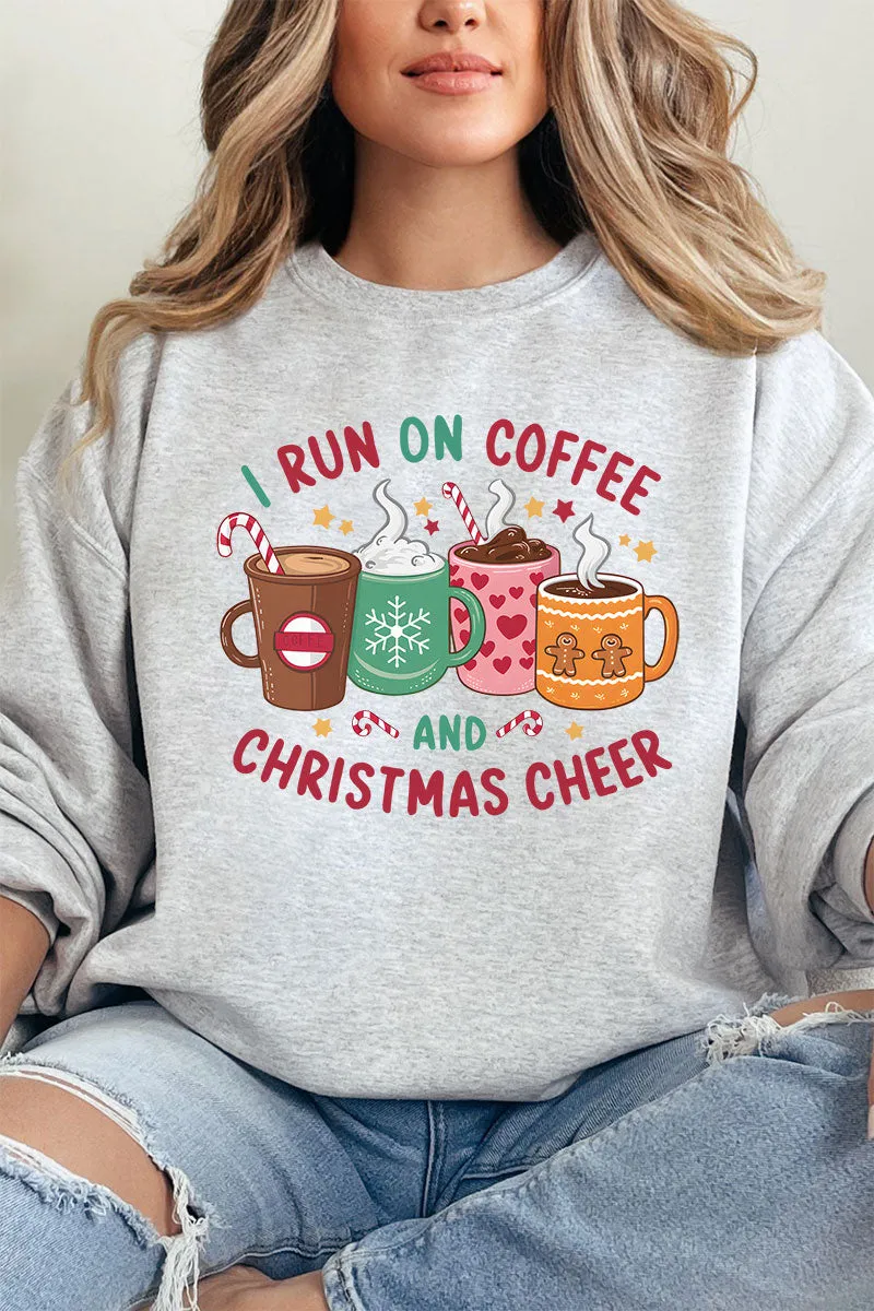 Coffee And Christmas Cheer Unisex NuBlend Crew Sweatshirt