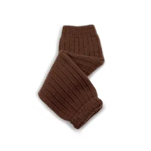 Collegien Hélène Merino Wool Legwarmers, Chocolat au Lait