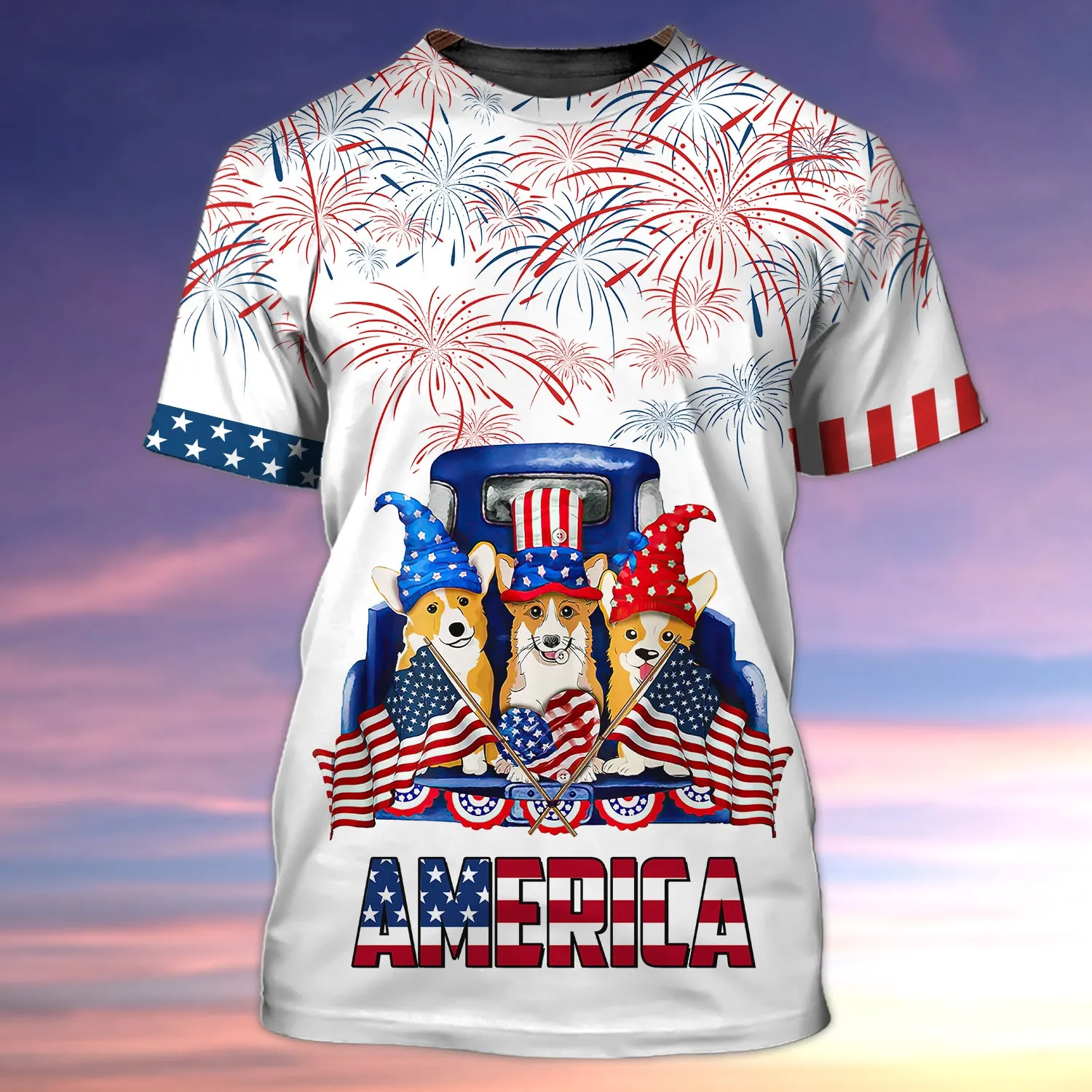 Corgi - Independence Is Coming 3D Full Print