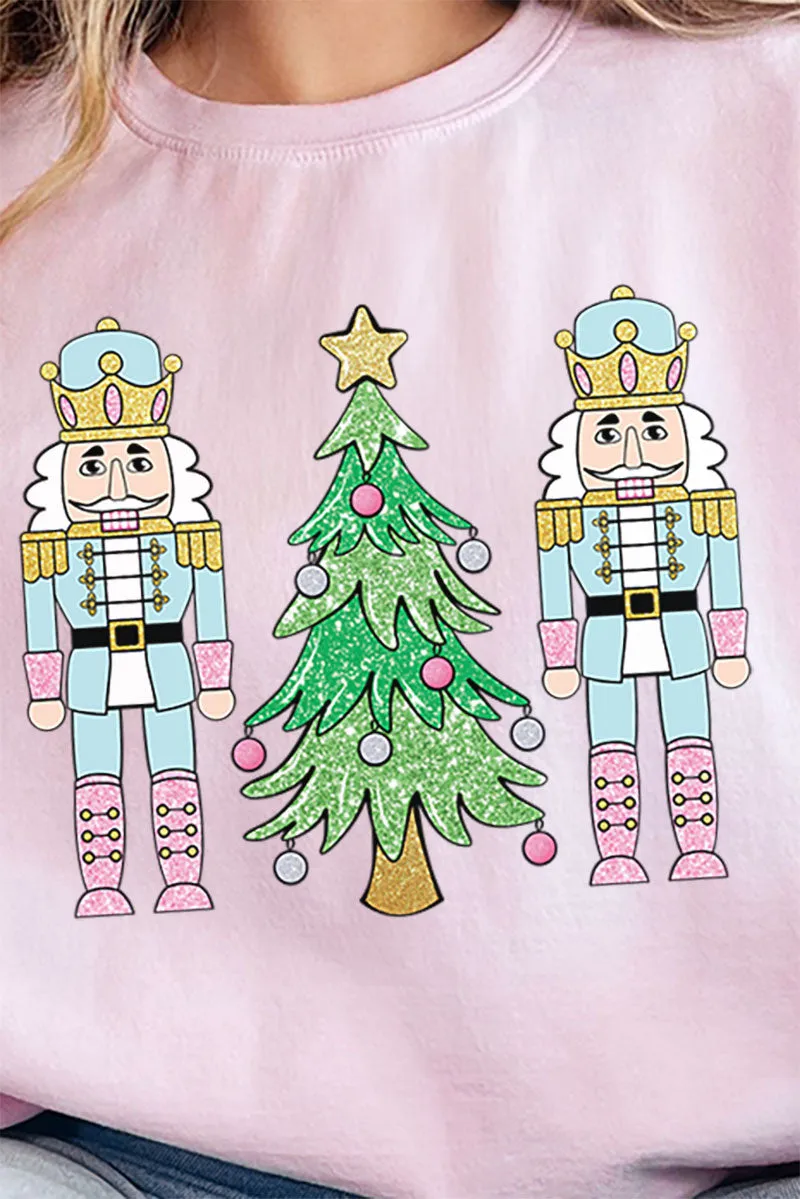 Crackin' Around The Christmas Tree Unisex NuBlend Crew Sweatshirt