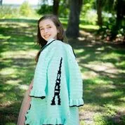 Crochet Covers for Tweens and Teens Crochet Pattern Paperback Book - Layla Vest, Sugar Skull Poncho, Snowflake Poncho, and Eiffel Tower Sweater Patterns