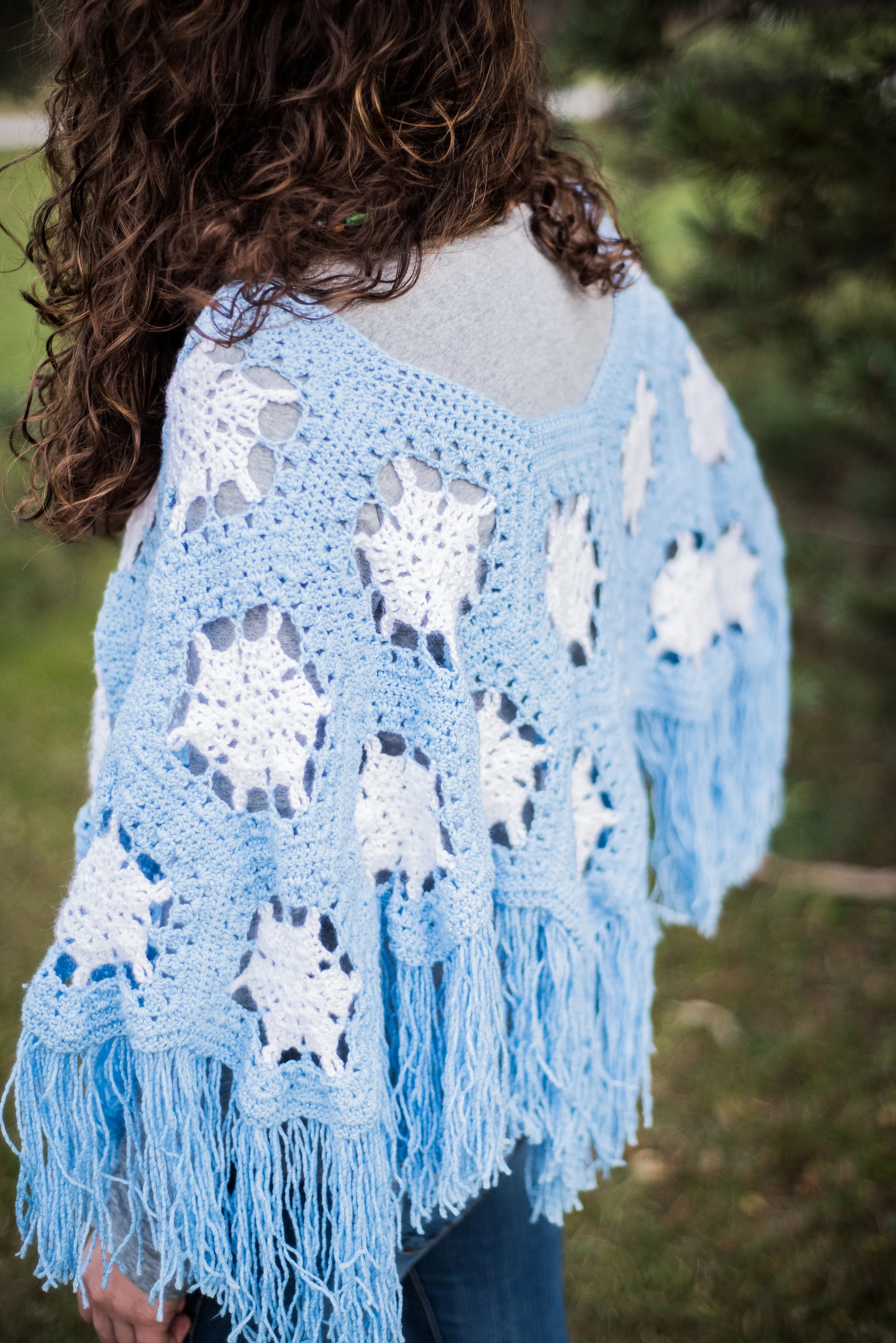 Crochet Covers for Tweens and Teens Crochet Pattern Paperback Book - Layla Vest, Sugar Skull Poncho, Snowflake Poncho, and Eiffel Tower Sweater Patterns