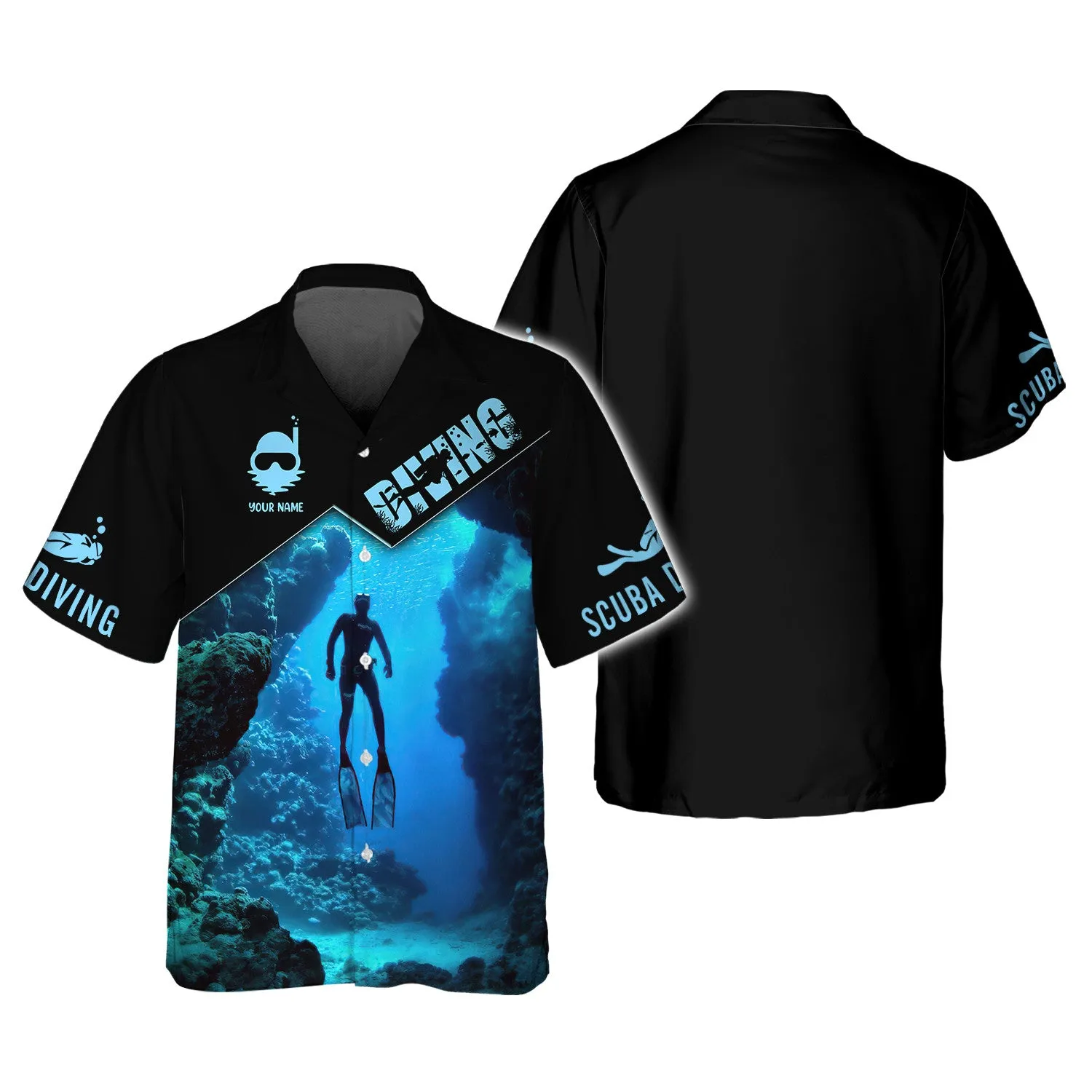 Custom Diving Tee Shirt Scuba Diving 3D Shirts Gift For Divers