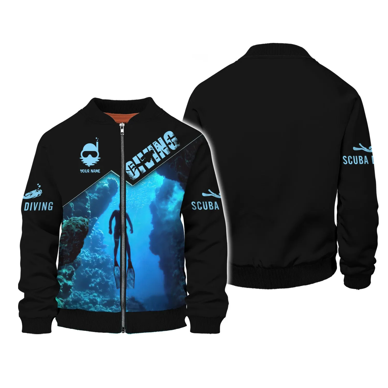 Custom Diving Tee Shirt Scuba Diving 3D Shirts Gift For Divers