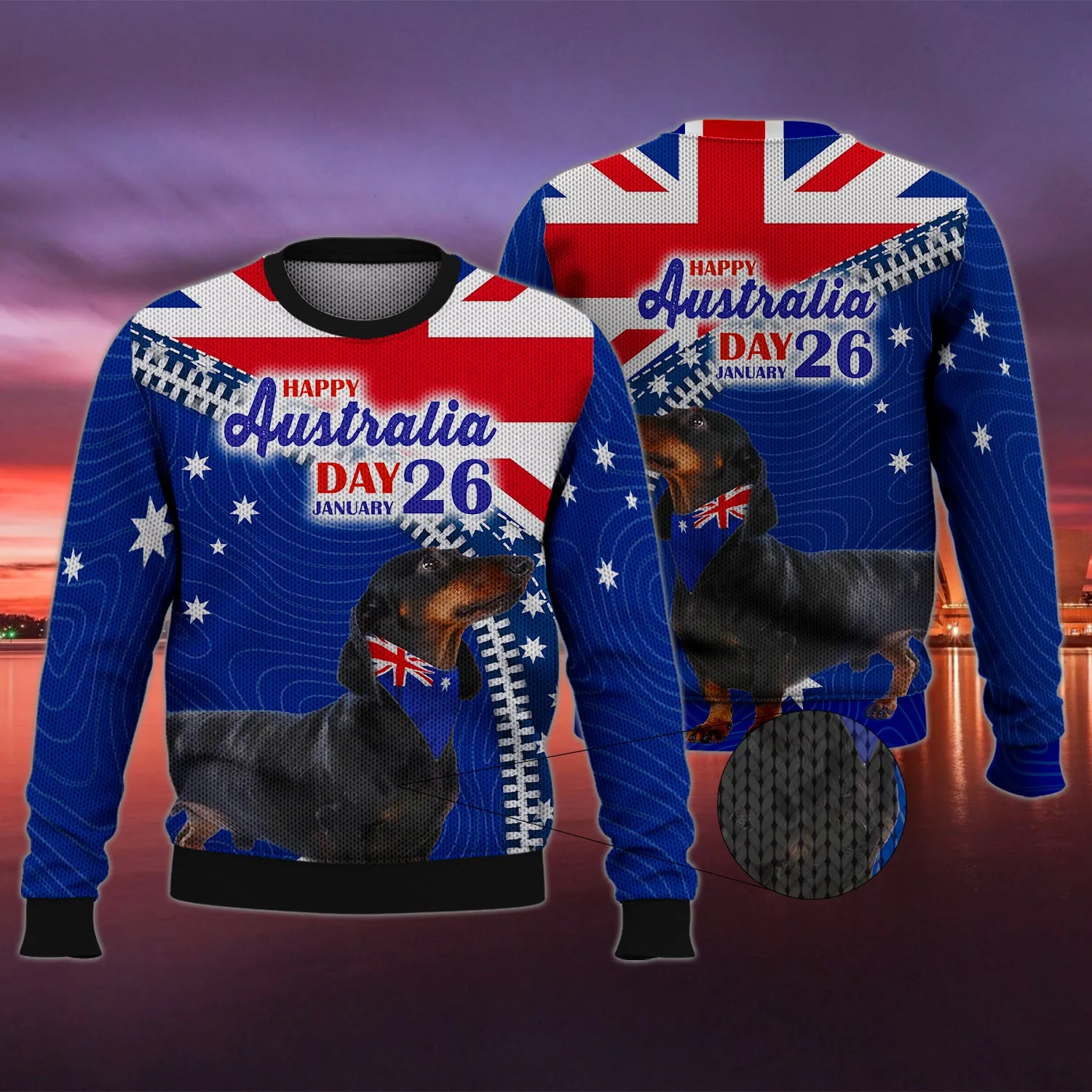 Dachshund, Happy Australia Day