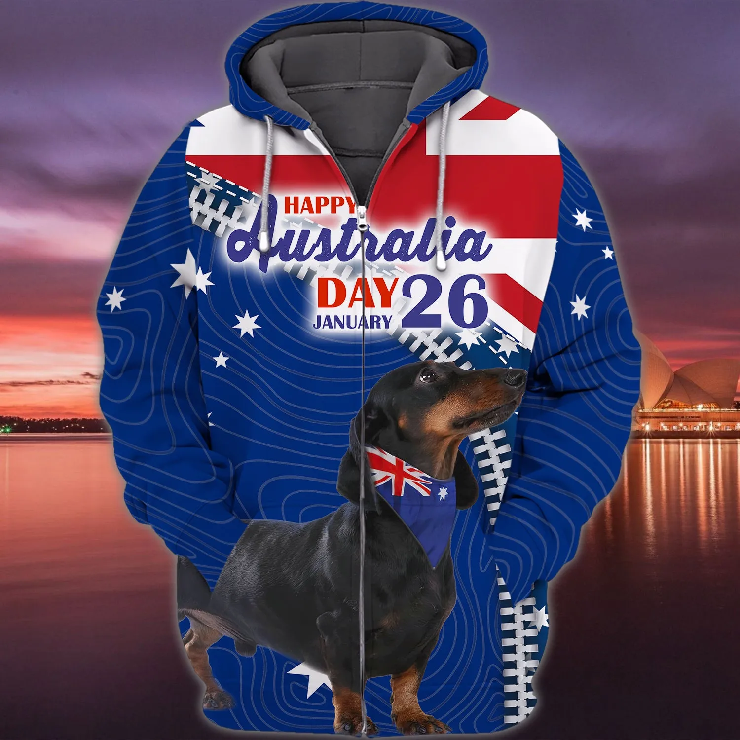 Dachshund, Happy Australia Day