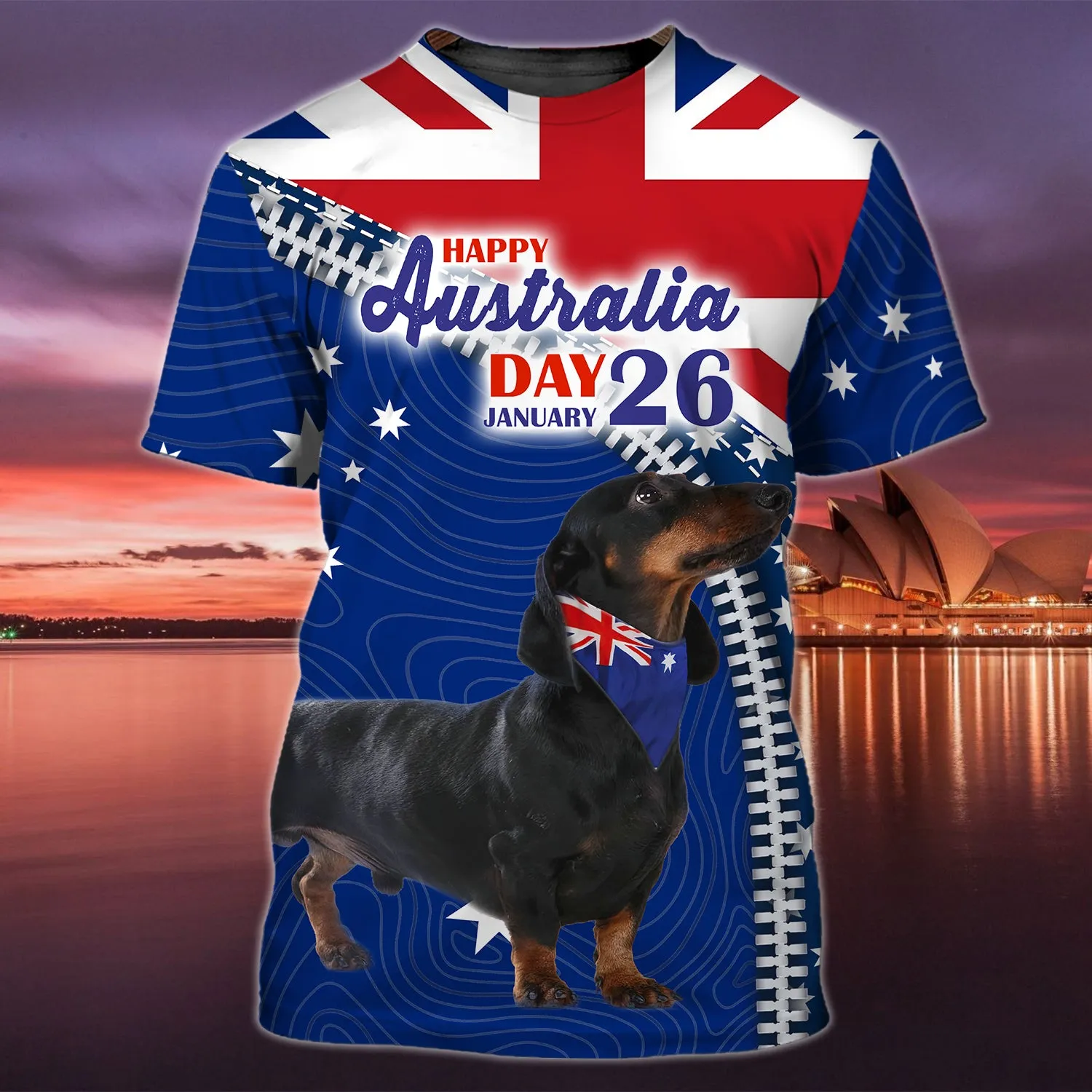 Dachshund, Happy Australia Day