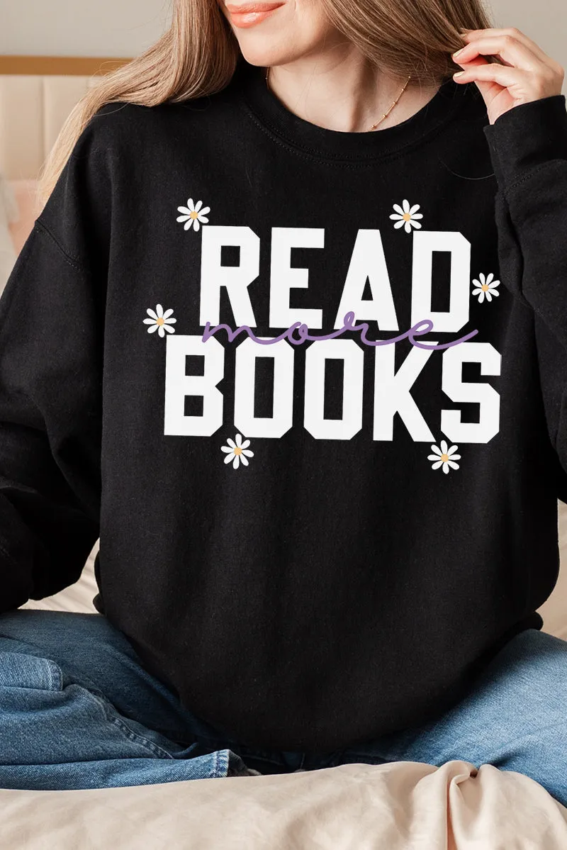 Daisy Read More Books Unisex NuBlend Crew Sweatshirt