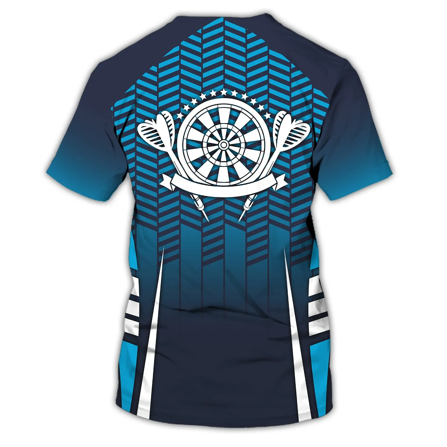 Dart Board Blue 3D Printed Shirts