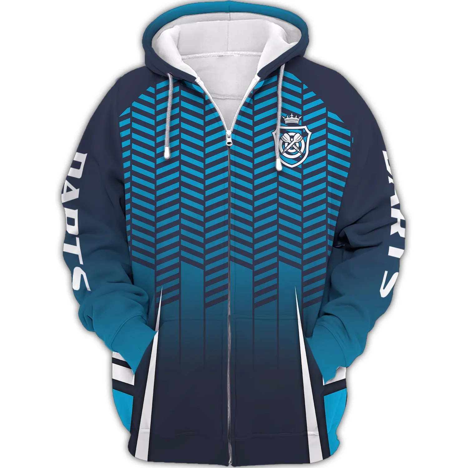 Dart Board Blue 3D Printed Shirts