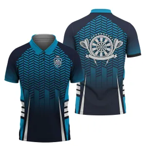 Dart Board Blue 3D Printed Shirts