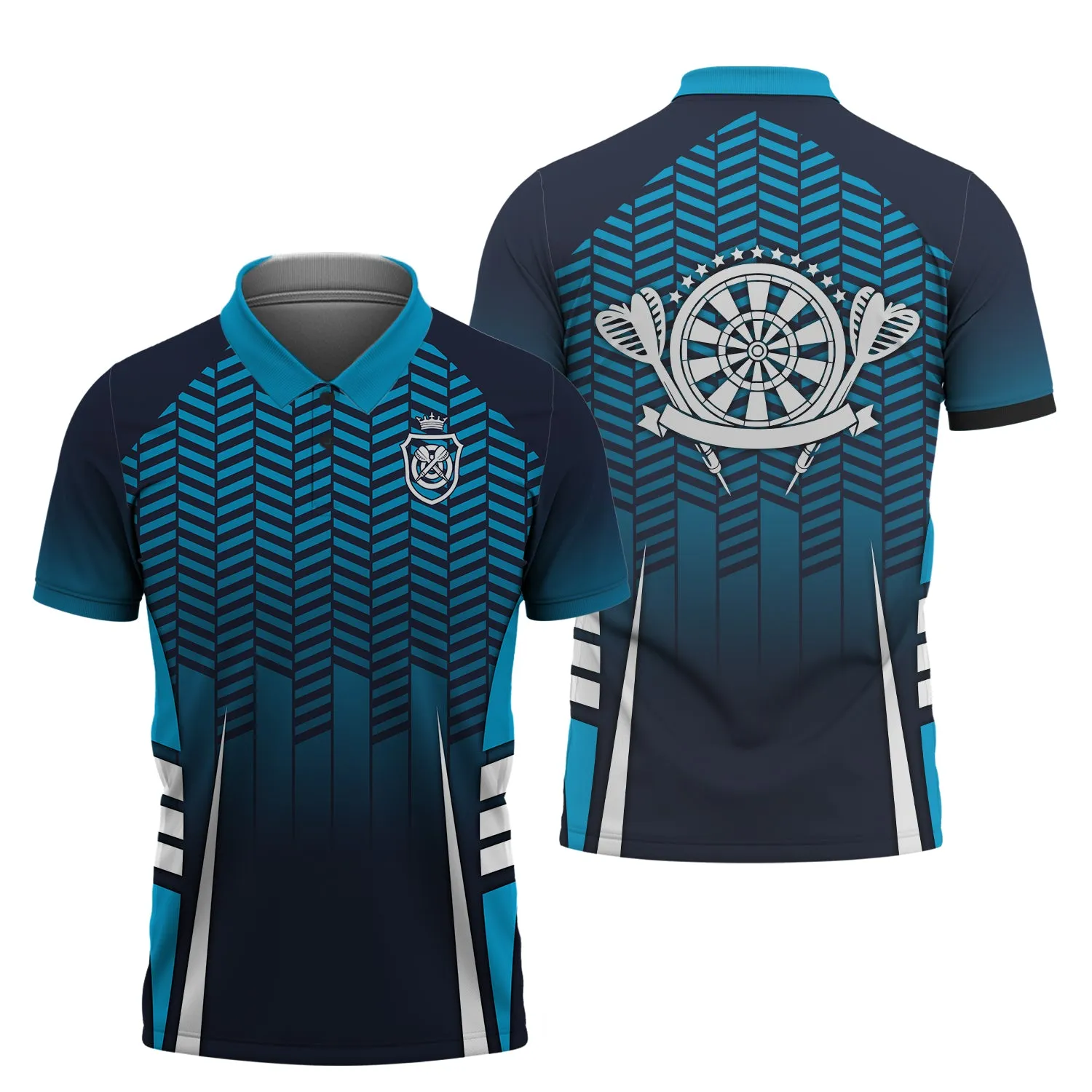 Dart Board Blue 3D Printed Shirts