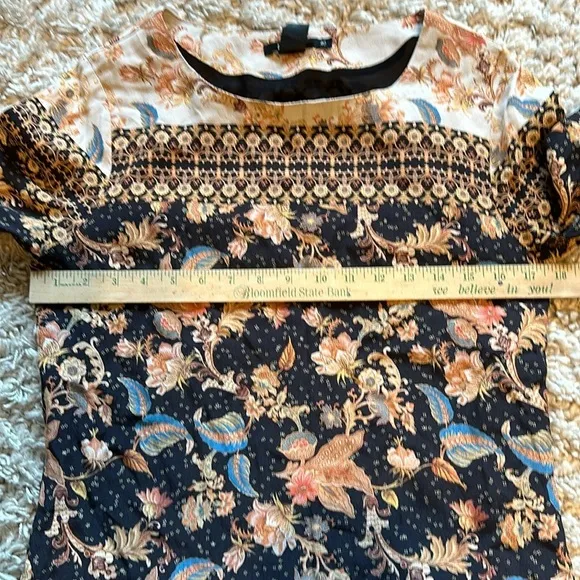 Desigual Paula Paisley shift Dress Tunic Size 40 Medium Autumn