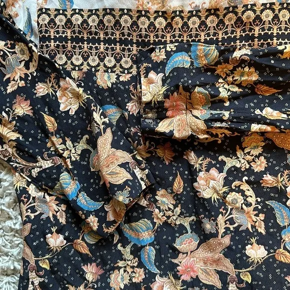 Desigual Paula Paisley shift Dress Tunic Size 40 Medium Autumn