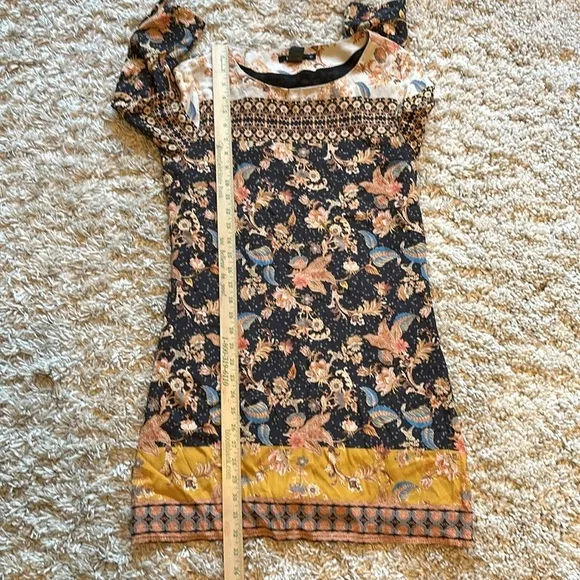 Desigual Paula Paisley shift Dress Tunic Size 40 Medium Autumn