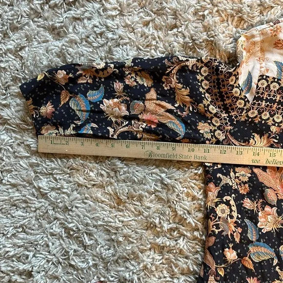 Desigual Paula Paisley shift Dress Tunic Size 40 Medium Autumn