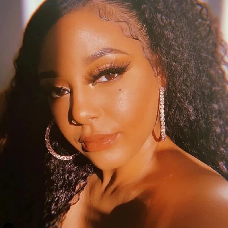 Diamond Hoop Earrings