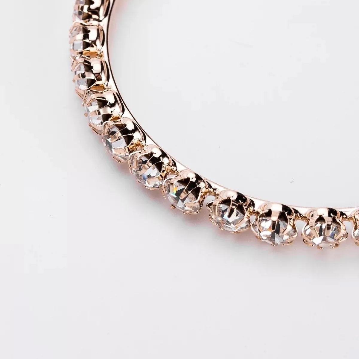 Diamond Hoop Earrings