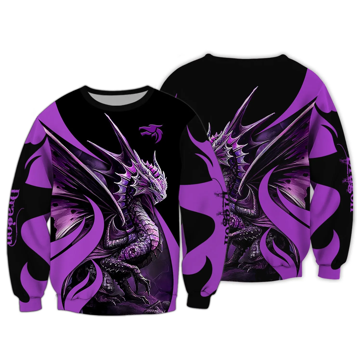 Dragon 3D Hoodie All Over Printed - Dragon Tattoo Jacket 3D print for Woman