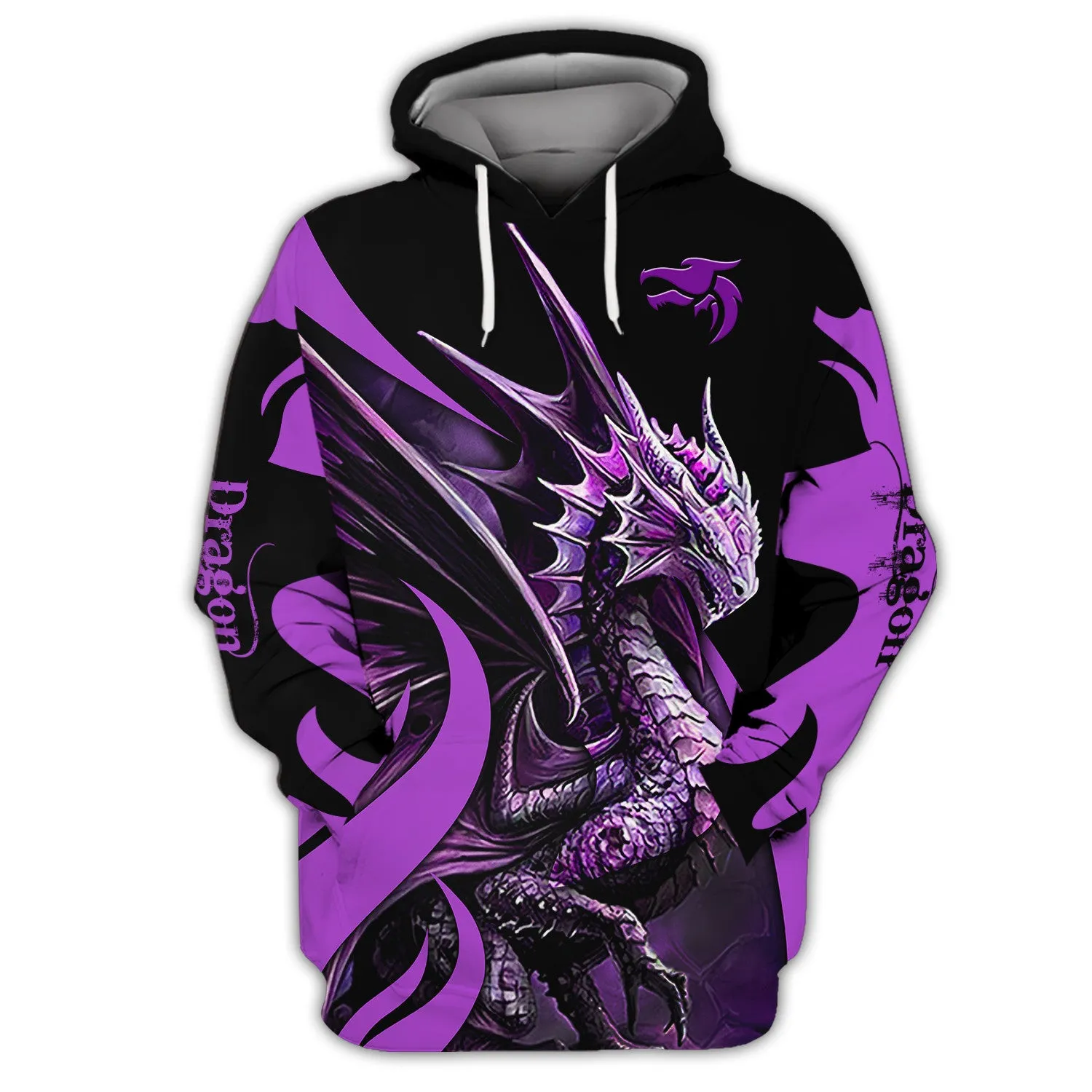 Dragon 3D Hoodie All Over Printed - Dragon Tattoo Jacket 3D print for Woman