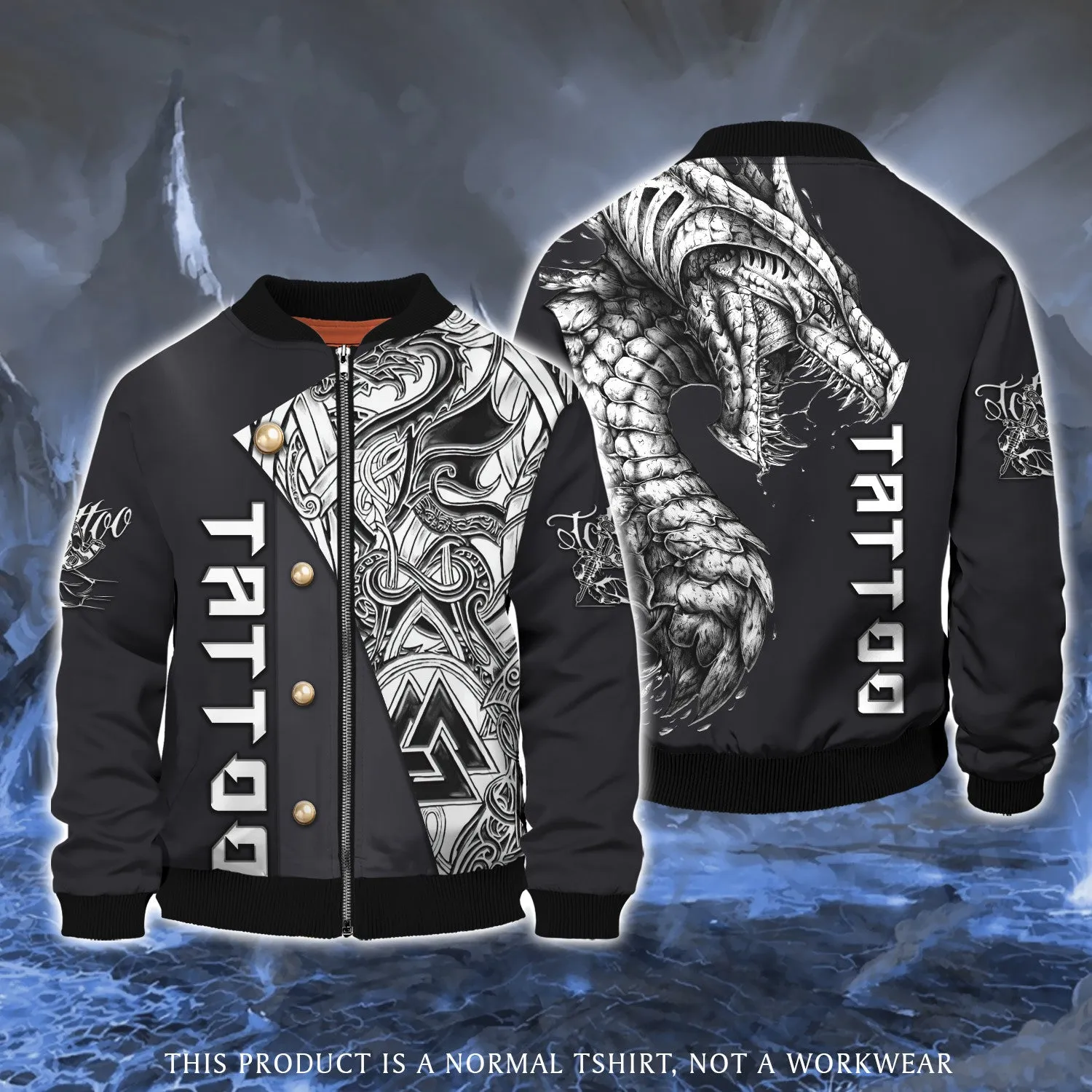 Dragon Tattoo Artist 3D Full Print Shirts (Non Workwear)