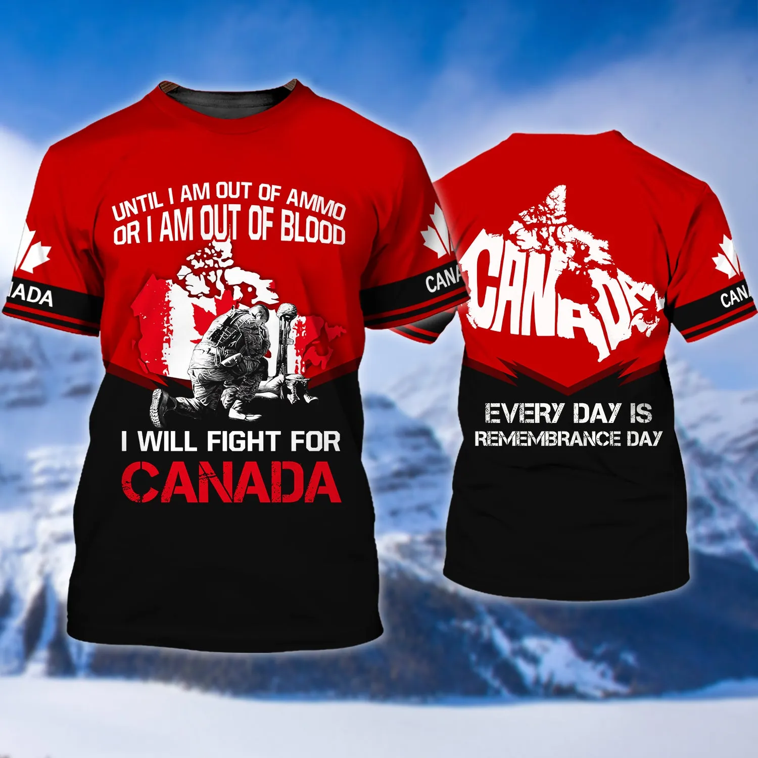Every Day Is Remembrance Day Design 3D Printed Shirts