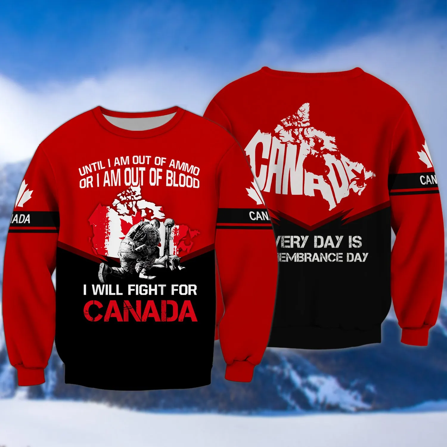 Every Day Is Remembrance Day Design 3D Printed Shirts