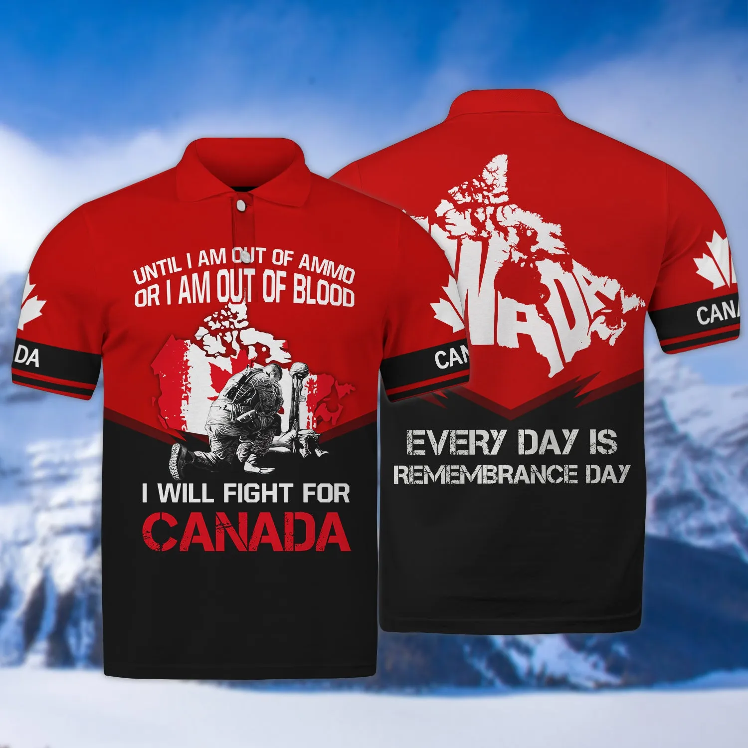 Every Day Is Remembrance Day Design 3D Printed Shirts