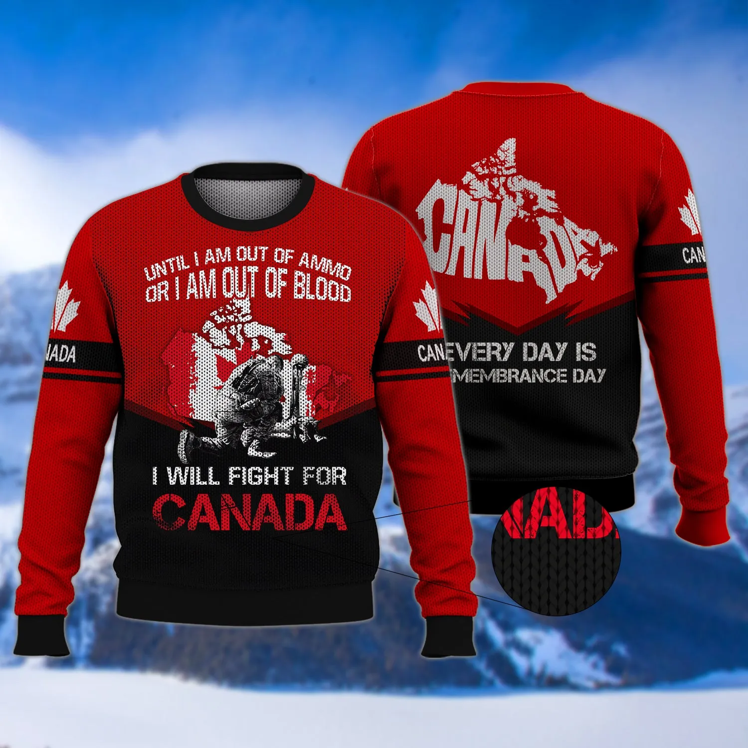 Every Day Is Remembrance Day Design 3D Printed Shirts