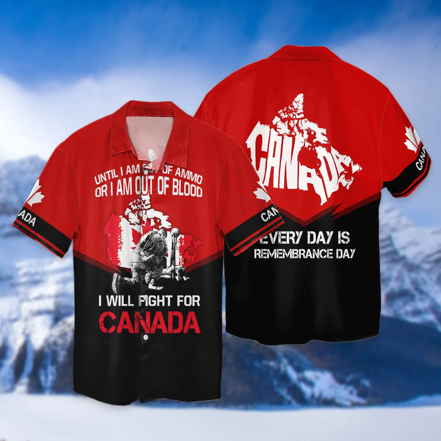 Every Day Is Remembrance Day Design 3D Printed Shirts
