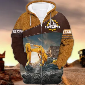 Excavator Hoodie Tshirt Sweatshirt for Men & Women