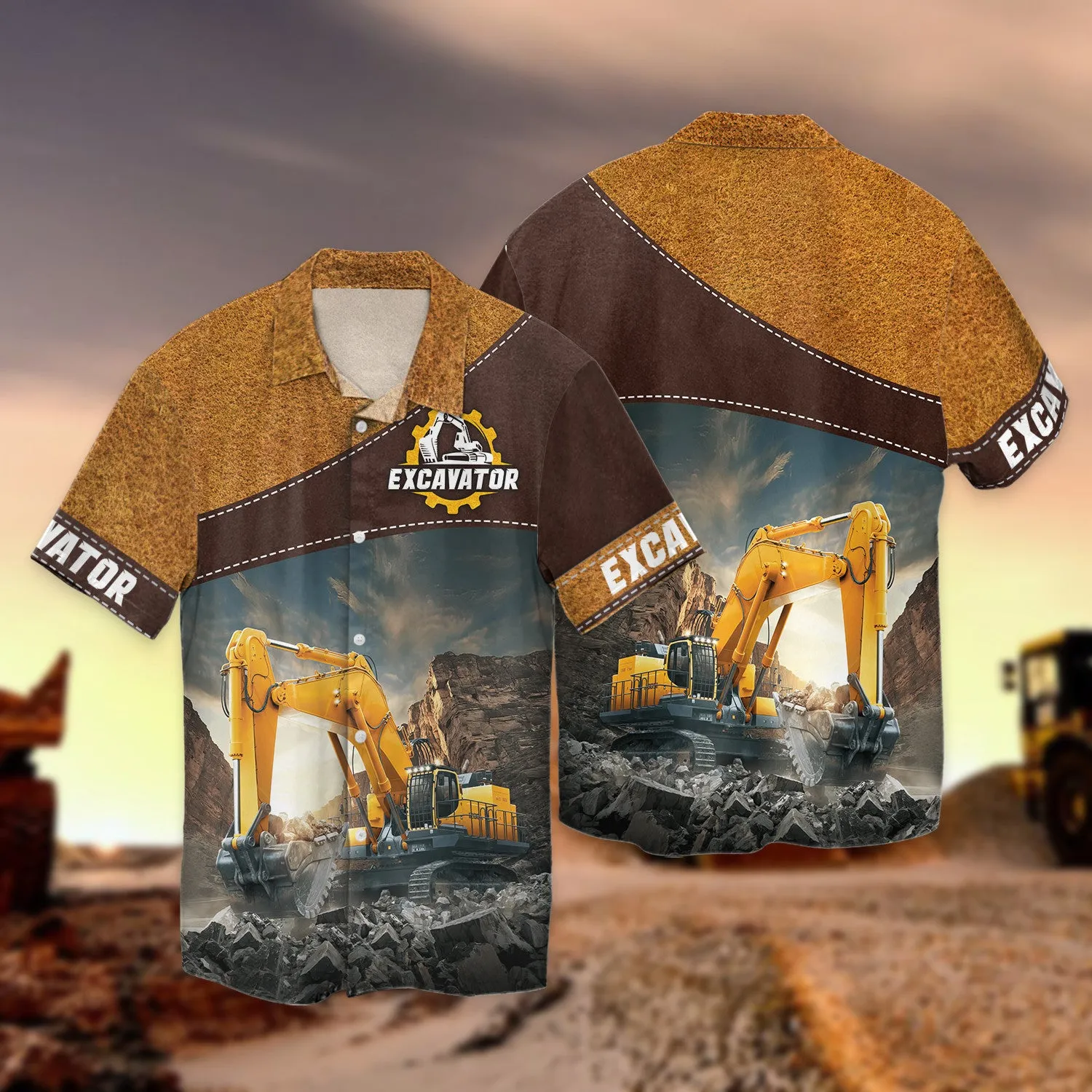 Excavator Hoodie Tshirt Sweatshirt for Men & Women