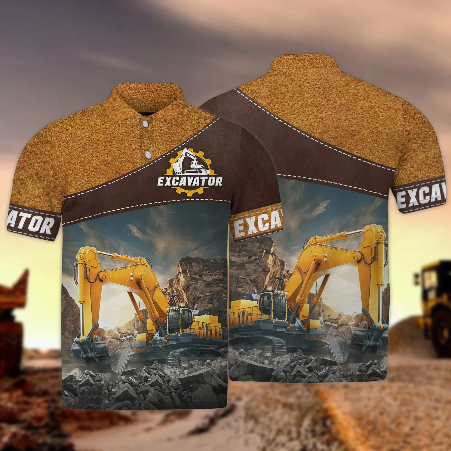 Excavator Hoodie Tshirt Sweatshirt for Men & Women