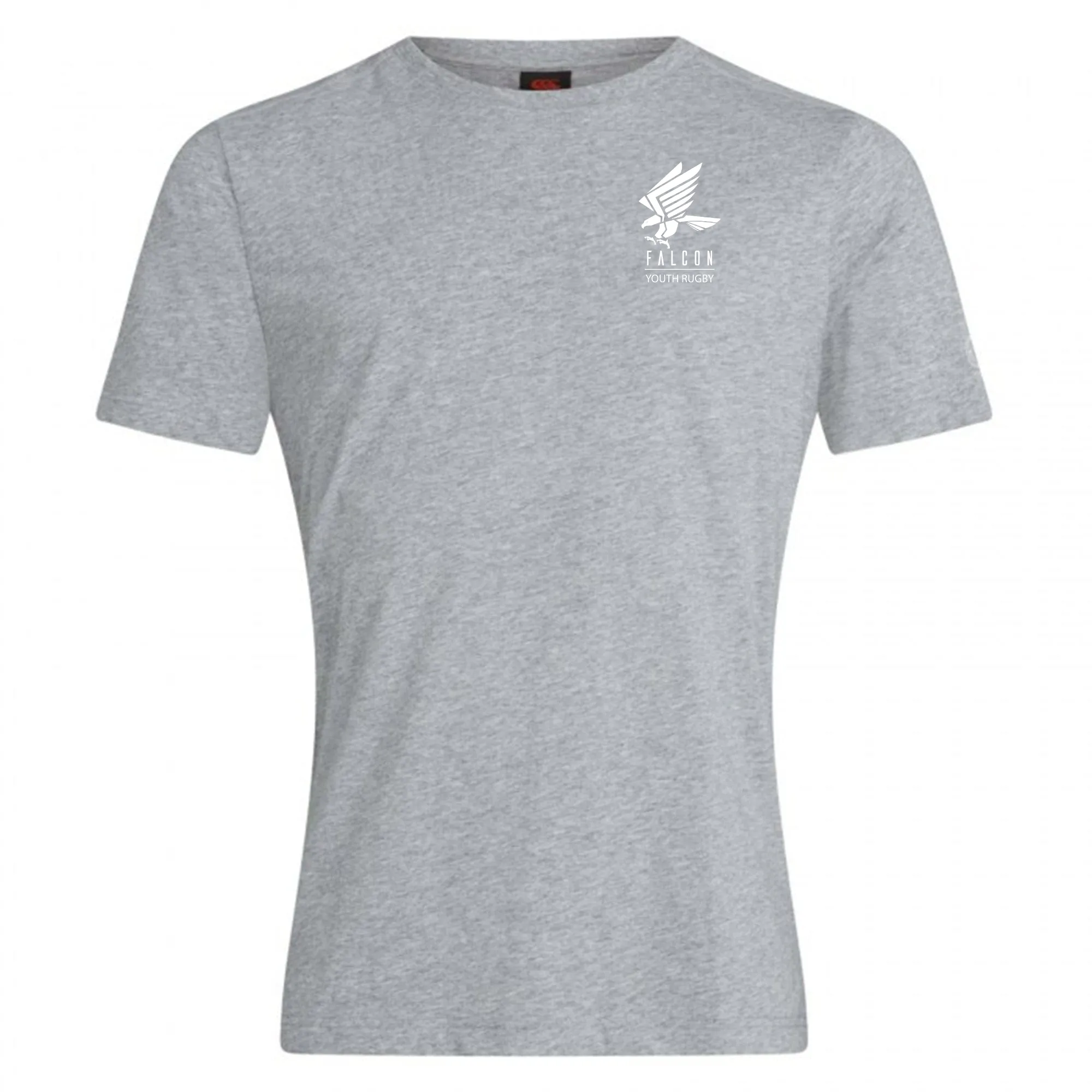 Falcon Youth Rugby Embroidered Club Plain Tee by Canterbury