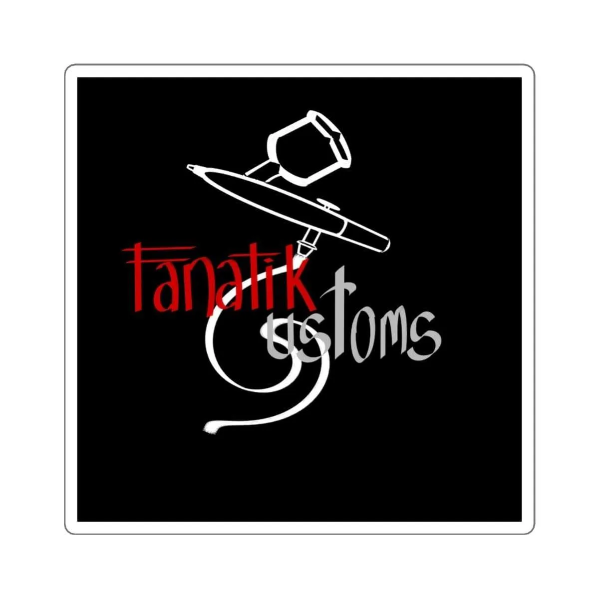 Fanatik Customs|Square Stickers