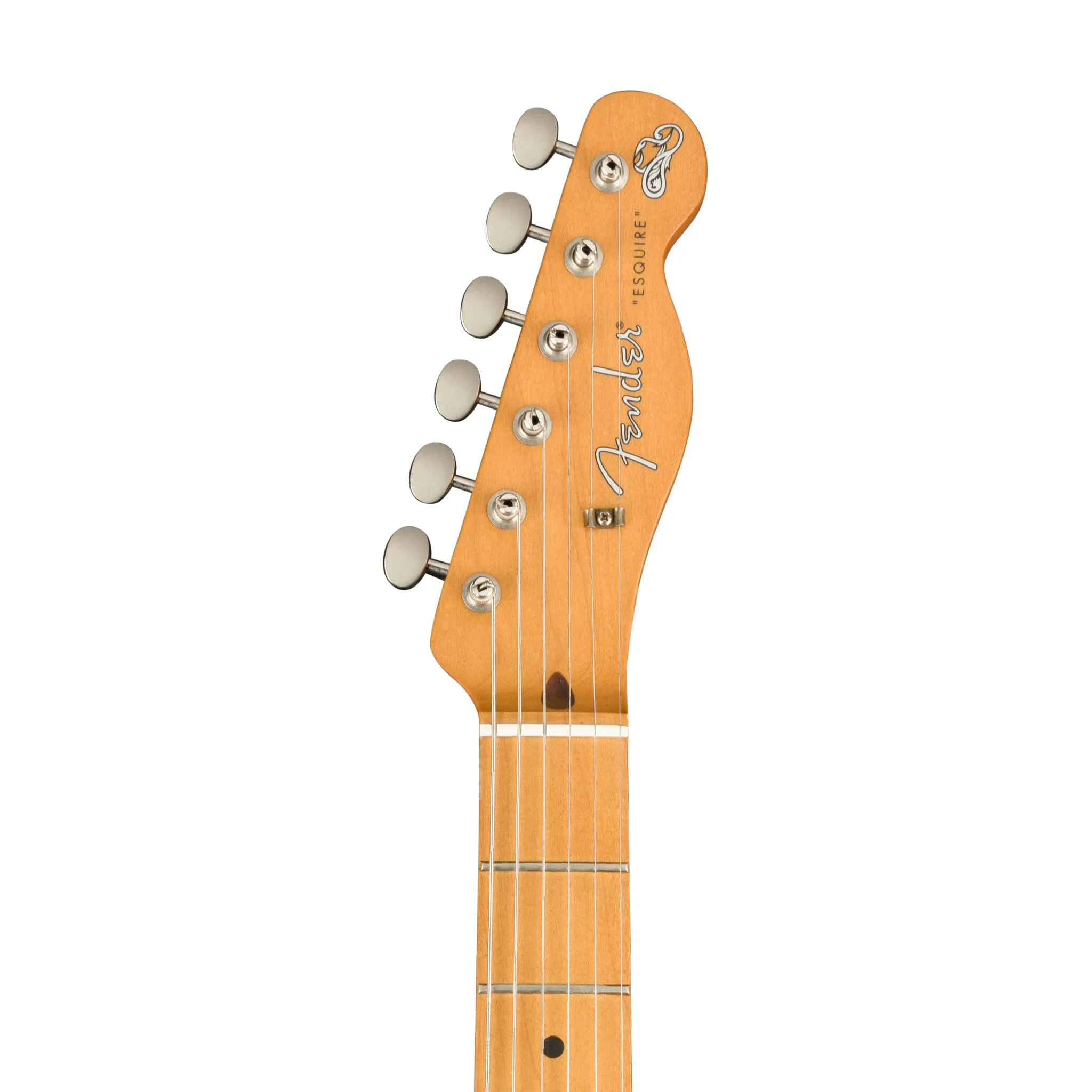 Fender Brad Paisley Road Worn Esquire Electric Guitar, Maple FB, Black Sparkle