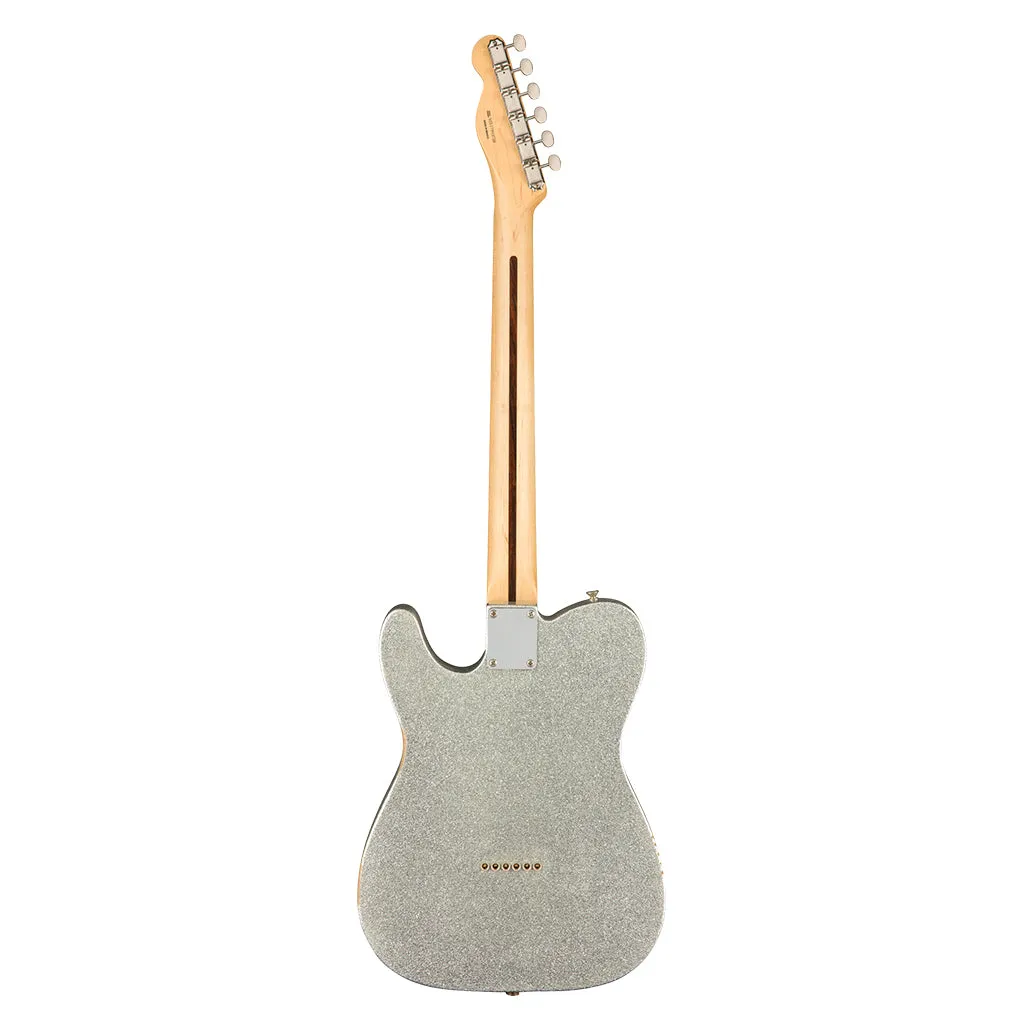 Fender - Brad Paisley Road Worn Telecaster®, Maple Fingerboard, Silver Sparkle